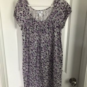 Purple and grey LOFT dress
